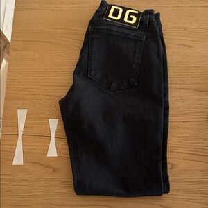 Dolce & Gabbana Black woman, Straight Jeans